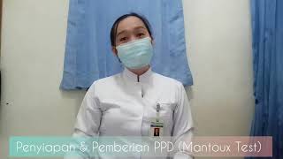 Penyiapan dan Pemberian PPD Tes Mantoux atau tuberculin skin test TST [upl. by Kare]