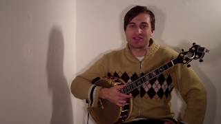 Happy Thanksgiving Bless this House Played on Tenor Banjo CGDA Tuning [upl. by Ahsikym]