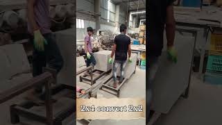 Vitrified tiles cutting 2x4 to 2x2 tilesfactory tilesmanufacturing sorts factory morbigujrat [upl. by Ocisnarf]