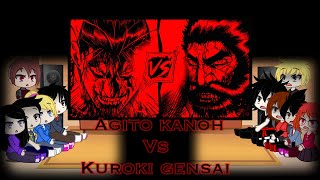 Futurístic four reagindo AGITO KANOH VS KUROKI GENSAI ABOKAIfuturisticfourkenganomega [upl. by Onitrof]