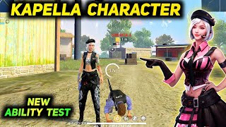 Kapella Character Ability After Update  Free Fire Kapella Character Ability Change Test amp Gameplay [upl. by Anirtal]