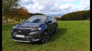 DS7 Crossback ETense 4X4 Performance Line Review  Plugin Hybrid AWD 300hp French Crossover SUV [upl. by Lerrad]