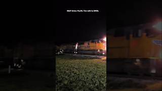 Midnight Catch Triple UP Power on B631 Ethanol Train Featuring SD70M Under Full Moon 101924 [upl. by Enineg]