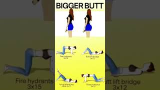 Bigger Butt Workout gluteshow to grow bootybutt exercises [upl. by Nedac403]