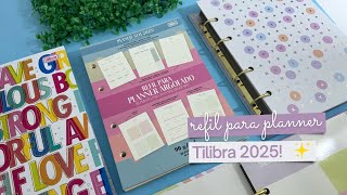 REFIL PARA PLANNER ARGOLADO TILIBRA 2025 [upl. by Reisinger]