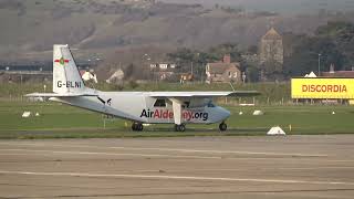 Air Alderney GBLNI at Brighton City Airport [upl. by Mendes874]