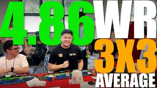 486 WR 3x3 Rubiks Cube World Record Average [upl. by Nahc]