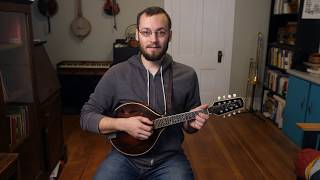 Beginner Mandolin Lessons Series Part Five Your First Song Cindy [upl. by Aihsenot]