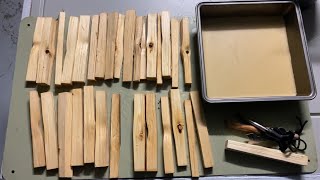 Making waxwood a alternative to fatwood  and comparison test  bushcraft survival [upl. by Euqinobe]