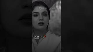 Main Tumhari Maut Ki Dua Karti Hun 💔  Zehri Writes 2 Status  🥀 ytshorts shorts kaffara sad [upl. by Etram]