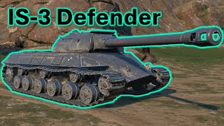 WoT Blitz IS3 Defender 3 battles in action [upl. by Margarette949]