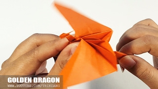 Wie man einen origami Drachen faltet wie Vogel [upl. by Killie]