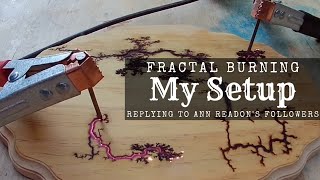 Safer Fractal Wood Burning Lichtenberg Setup [upl. by Suiradel]