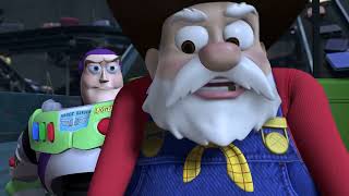 Toy Story 2 1999 airport scene woody vs prospector [upl. by Akcebar]