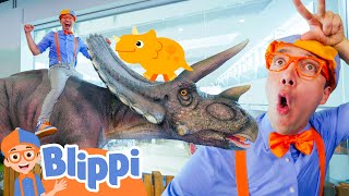 Talk to the Dinosaurs with Blippi 🦕  Educational Videos for Kids [upl. by Flore238]