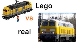 Lego city trains VS real [upl. by Bennett]