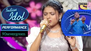 Mujhse Mohabbat Ka Izhar Karta indianidol13 arunitakanjilal kumarsanu alkayagnik [upl. by Utter]