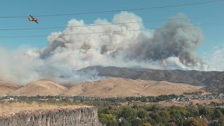 Valley Fire Update Residents concerned crews working tirelessly [upl. by Peednam]