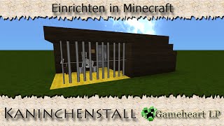 MINECRAFT  Kaninchenstall  Einrichten in Minecraft [upl. by Raamal549]