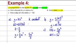 GCSE Maths Revision  Direct and Inverse proportion [upl. by Billye]