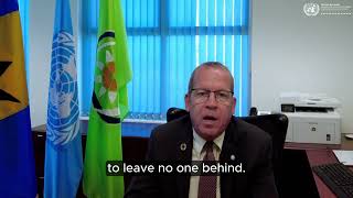 UN Day message from Simon Springett UN Resident Coordinator for Barbados and the Eastern Caribbean [upl. by Laurene330]