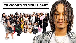 20 WOMEN VS 1 RAPPER SKILLA BABY [upl. by Noiek890]