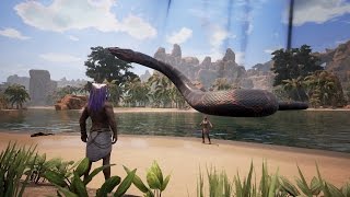 Conan Exiles Snake God Avatar [upl. by Ojybbob]