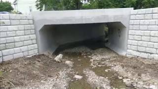 Precast Concrete Box Culvert Installation [upl. by Placidia]