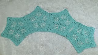 Tutorial Merajut Granny Hexagon [upl. by Farrish936]