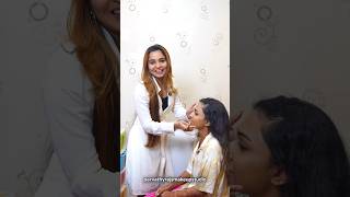 Removing Eye Makeup with OilBased Remover weddingmakeup makeup eyemakeup makeupremover skincare [upl. by Dayir]