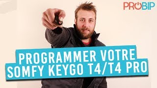 Comment programmer votre télécommande SOMFY KEYGO T4T4 PRO [upl. by Ecirtam]