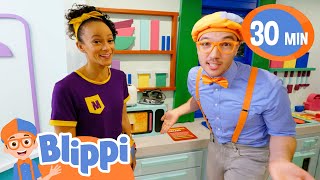 Be careful with Fire Explore NYC Fire Station🧯  Blippi  Educational Videos For Kids [upl. by Akamaozu]