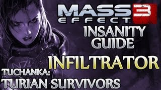 ★ Mass Effect 3 ▪ Insanity Infiltrator Guide  Extract Turian Survivors ▪ Tuchanka [upl. by Cord]