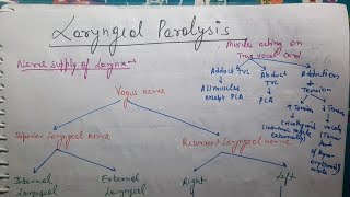 Laryngeal Paralysis Part 1 ENT [upl. by Treva]