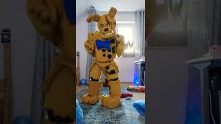 springtrap Stabs himself fnaf springbonnie funny cosplay springtrap [upl. by Wicks]