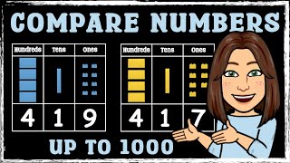 Compare Numbers up to 1000  Maths with Mrs B [upl. by Galatia]