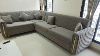 new latest l shape corner sofa set 📐 [upl. by Yrdua]