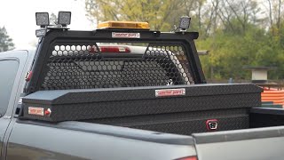 WEATHER GUARD®  Truck  Aluminum Headache Racks [upl. by Lindahl728]