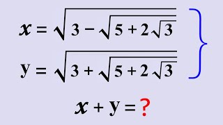 Math Olympiad  A Nice Algebra Problem  VIJAY Maths [upl. by Naniac]