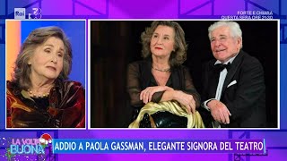 Addio a Paola Gassman elegante signora del teatro  La Volta Buona 10042024 [upl. by Iruy]