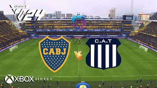 EA FC 24  Boca Juniors vs Talleres  Liga Argentina 2024  NextGen 4K60 [upl. by Ennovy41]