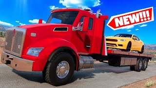 NEW Rollback Tow Truck is Perfect For Hauling Cars in BeamNG Drive Mods [upl. by Mccreery842]