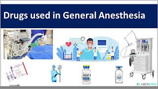 General Anesthesia Drugs  Induction Maintenance and Reversal anesthesia [upl. by Clardy999]