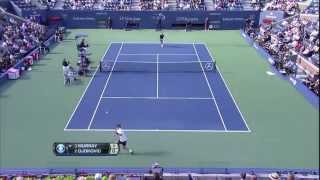 US Open 2012 Final Djokovic vs Murray HD Best Points from Djokovic  Part 1 [upl. by Redmund790]