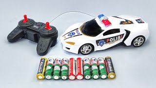 Unboxing RC Police Car Scale 1  24 RC Police Car Scale 1  32 WomenGirl Bicycle [upl. by Selig989]