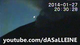 HUGE UFO ABOVE SAKURAJIMA VOLCANO JAPAN 01272014 [upl. by Christianna]