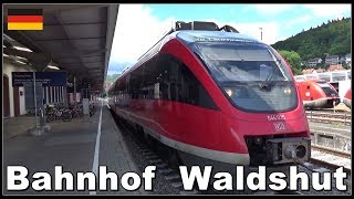 Bahnhof Waldshut mit Tankstelle für Triebwagen und Schweizer Gleis  Deutschland [upl. by Repohtsirhc]