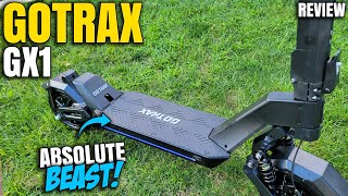 An Absolute Torque Monster  GoTrax GX1 Electric Scooter Review [upl. by Hnacogn]