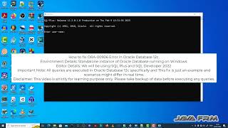 ORA00906 missing left parenthesis  Oracle Database 12c Error Messages [upl. by Esirahs]