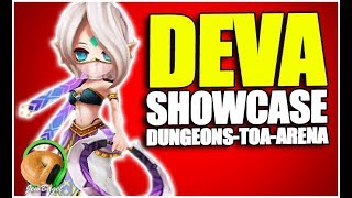 SUMMONERS WAR  DEVA the Light Chakram Dancer  PVP amp PVE Showcase [upl. by Rudolph318]